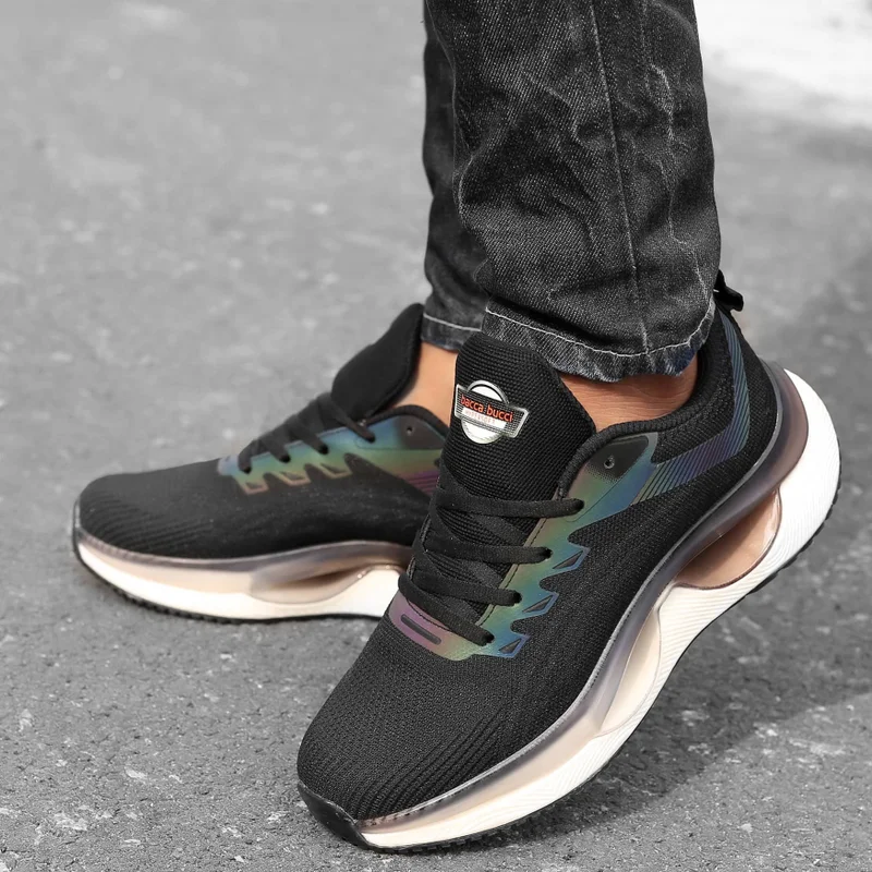 Bacca Bucci Black Hypersoft Series Running Shoes for Men | Best Price UAE